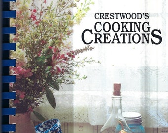 Lincoln Nebraska vintage Crestwood Christian Church Cooking Creations Cookbook NE Community Favorite Recipes Souvenir Rare Local Cook Book