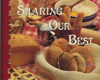 Ballentine South Carolina vintage 1992 OES Order of the Eastern Star Sharing Our Best Cookbook Sc Community Collectible Sällsynt lokal kokbok