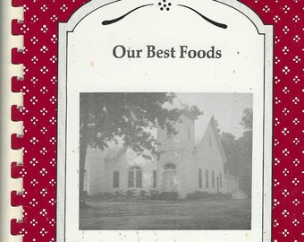 Commerce Georgia vintage 1991 Rogers Baptist Church Our Best Foods Cookbook GA Community Favorites Collectible Memorabilia Rare Cook Book