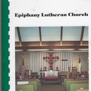 Apache Junction Arizona vintage 1994 Epiphany Lutheran Church Ethnic Scandinavian Cookbook AZ Community Favorites Livro de receitas raro colecionável