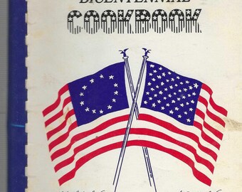 Libro de cocina coleccionable AR de la extensión del condado de Marion de 1976 para amas de casa, bicentenario, de Yellville, Bull Shoals Summit, Oakland, Arkansas