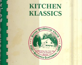 Harrisburg Pennsylvania vintage 1982 Paxton Presbyterian Church Kitchen Klassics Cookbook PA Community Favorite Recipes Rare Local Cook Book
