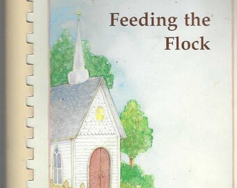 Quitman Georgia vintage 1996 Providence United Methodist Church Feeding the Flock Cookbook GA Community Favorites Collectible Rare Cook Book