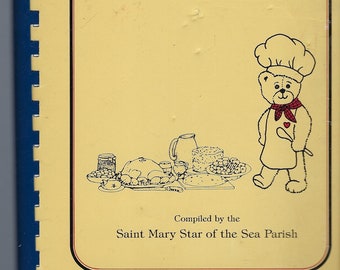 Ocean City Maryland vintage 1995 St Mary Star of the Sea Catholic Church Feeding Our Flock II Cookbook MD Community Favorite Recipes Rare