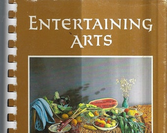 Iowa City IA vintage 1982 University of Iowa Entertaining Arts Cookbook Community Favorite Recipes Collectible Souvenir Rare Local Cook Book