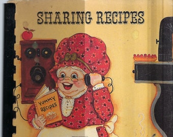 Aliquippa Pennsylvania vintage 1985 Mt Olivet Presbyterian Church Sharing Recipes Cookbook PA Community Favorites Collectible Rare Cook Book