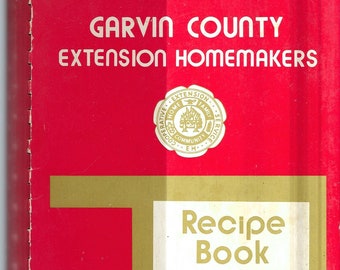 Pauls Valley Oklahoma vintage 1980 Garvin County Extension Homemakers Receptenkookboek OK Community Favoriete recepten Zeldzaam lokaal kookboek