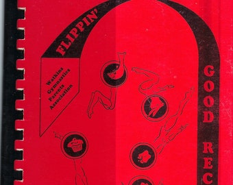 West Chester Pennsylvanie vintage 1989 Watkins Gymnastics Flippin bonnes recettes livre de recettes PA communauté souvenir de collection livre de cuisine rare