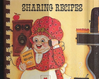 Libro de cocina de la Iglesia de Dios de Marietta, Georgia, año 1984, para compartir recetas, favoritos de la comunidad de Georgia, libro de cocina local raro y coleccionable encuadernado en espiral
