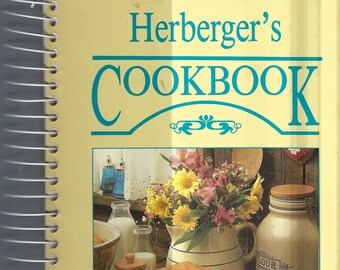 Herberger's Cookbook vintage Employees Favorite Recipes Community Collectible Souvenir Nd Sd Ne Mn Wi Wy Mt Mt Ia Spiral Bound Cook Book