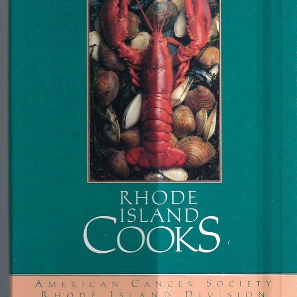 Pawtucket RI vintage 1992 Rhode Island American Cancer Society ACS Cook Book State-Wide Communities Favorite Recipes Rare Local Cookbook