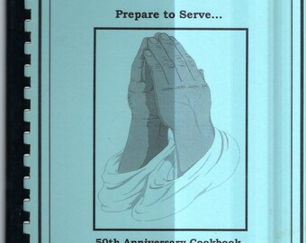 Knoxville Iowa vintage 1996 Trinity Lutheran Church 50th Anniversary Cookbook IA Community Favorite Recipes Collectible Rare Local Cook Book