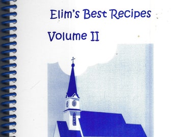 Barnum Minnesota vintage 2001 Elim Lutheran Church of Blackhoof Best Recipes volume II Cookbook MN Community Souvenir Rare Local Cook Book
