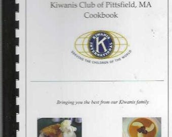 Ricettario vintage del Kiwanis Club di Pittsfield, Massachusetts, ricettario preferito della comunità del Massachusetts, cimeli da collezione, libro di cucina raro con rilegatura a spirale
