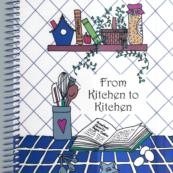 Lebanon Missouri vintage From From Kitchen to Kitchen by Harold & Sharon Crider + Friends + Family Cookbook MO Collectible Rare Cook Book