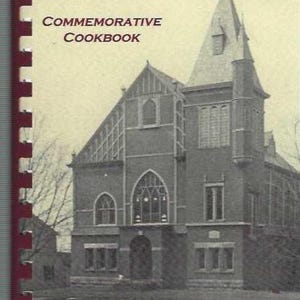 Burton Ohio vintage Congregational Church Commemorative Cookbook OH Community Favorite Recipes Collectible Memorabilia Souvenir Cook Book