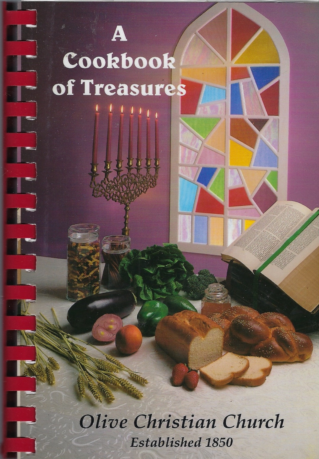 Stilesville Indiana Vintage 1994 Olive Christian Church IN Cookbook of