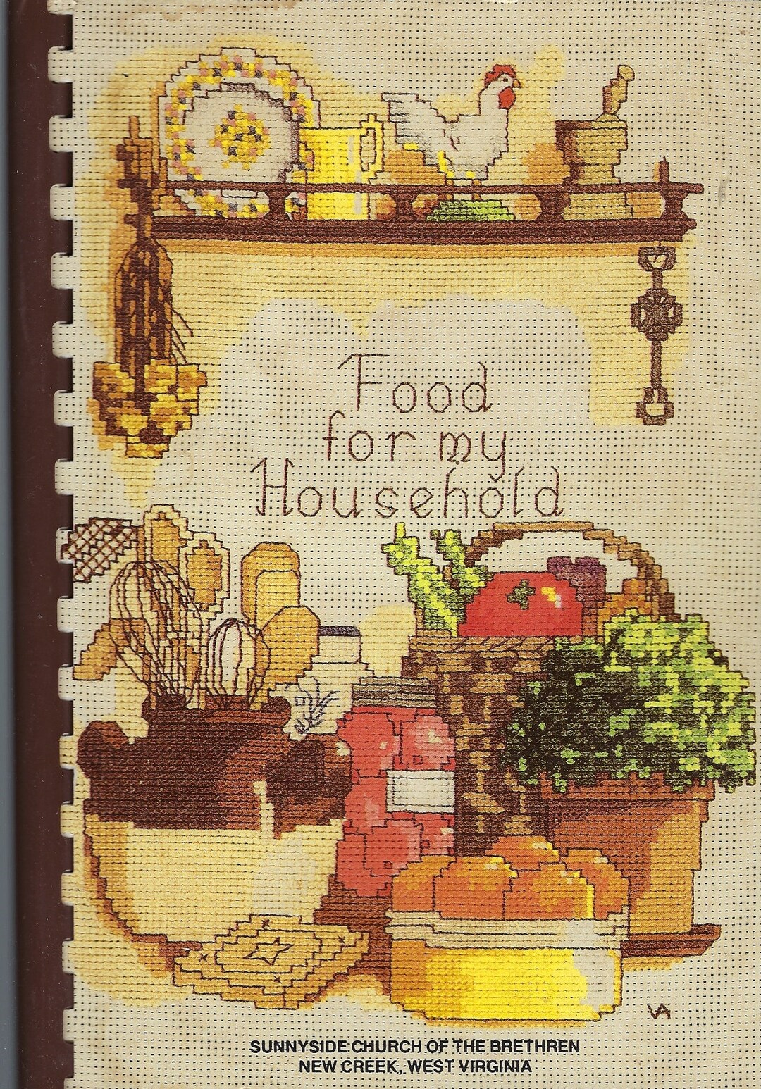 New Creek West Virginia Vintage 1986 Sunnyside Church of the Brethren Cookbook Food for My