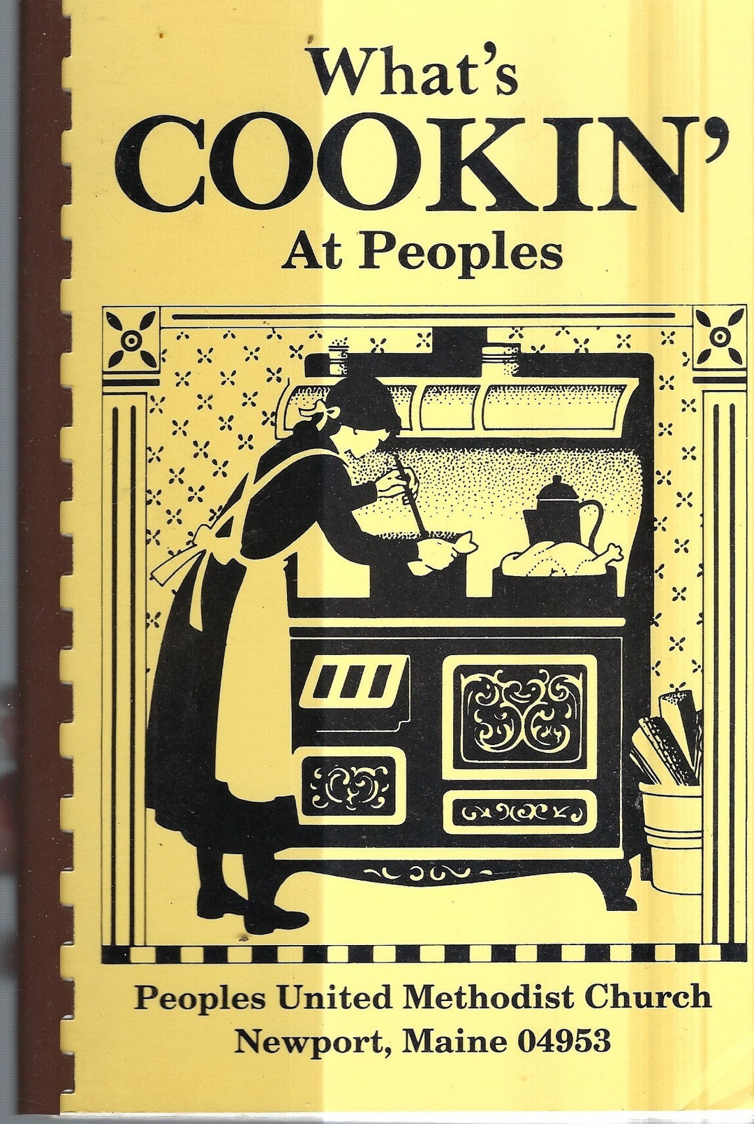 Newport Maine Vintage 1992 What's Cookin at Peoples United Methodist