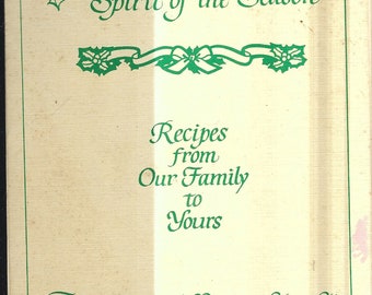 Sioux City Iowa vintage First National Bank Recipes From Our Family To Yours Cookbook IA Community Collectible Souvenir Rare Local Cook Book