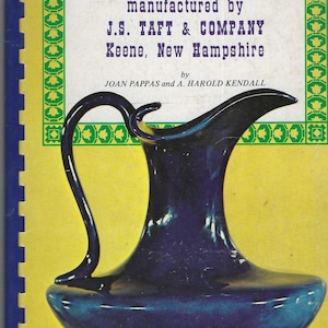 Cerámica de Hampshire de la década de 1970 de Keene, New Hampshire, fabricada por J S Taft & Company, catálogo a color, libro de historia de la comunidad rara de NH