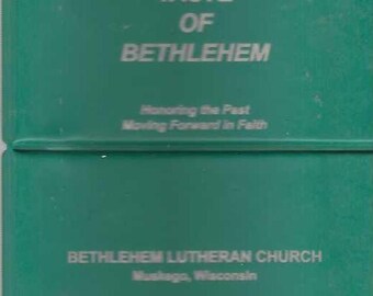 Muskego Wisconsin vintage A Taste of Bethlehem Lutheran Church Cookbook WI Community Favorite Recipes Objets de collection rares Livre de cuisine