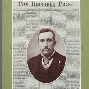 South Dakota History Magazine Fall 1985 State Treasurer Defaults 1895 * Making of Book Lord Grizzly * James Emmett Mormon Renegade * Photos