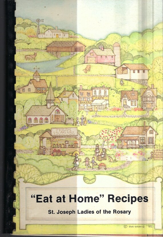 Summit Illinois Vintage 1984 St Joseph Catholic Church Eat at Etsy