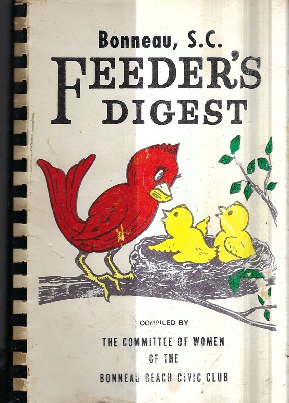 Bonneau South Carolina 1972 Feeder's Digest Civic Club Etsy