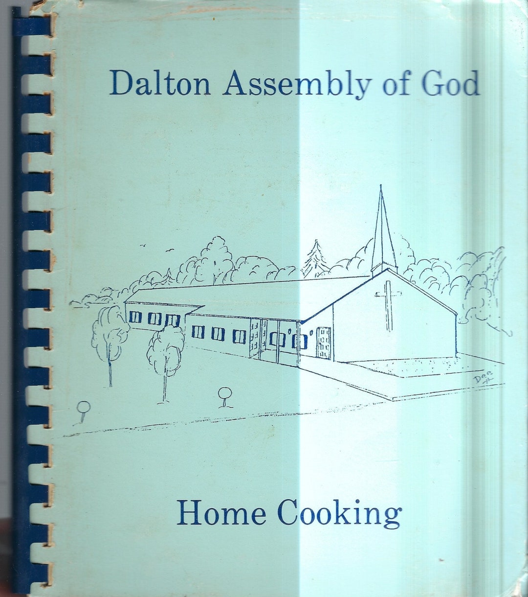 Dalton New York Vintage Assembly of God Church Home Cooking Cookbook NY