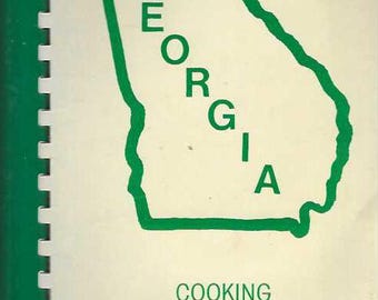 Atlanta Augusta Macon Savannah Athens Roswell GA vintage 1993 Georgia County Office Employees Cooking On Your Mind Cookbook Rare Cook Book