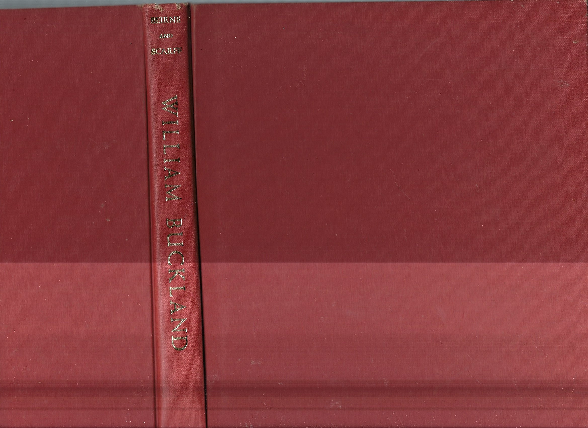 William Buckland Biography Hard Cover Book Virginia & Maryland ...