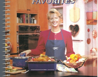 My Family Favorites vintage Cookbook by Mary Beth Roe Recipes QVC Host Collectable Rare Spiral Bound Souvenir Cook Book