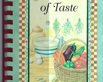 Newport News Virginia vintage Hilton Village Woman&#39;s Club A Matter of Taste Cookbook VA Community Favorites Collectible Rare Local Cook Book