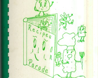 Mobile AL vintage 1975 University of South Alabama Medical Center Ricette ausiliarie sulla parata Ricettario etnico Comunità Raro libro di cucina locale