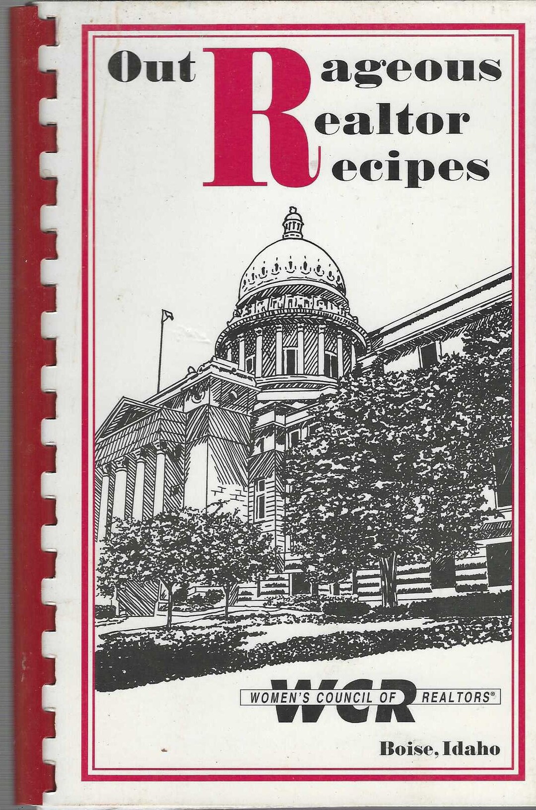 Boise Idaho Vintage 1996 Outrageous Realtor Recipes Cookbook ID