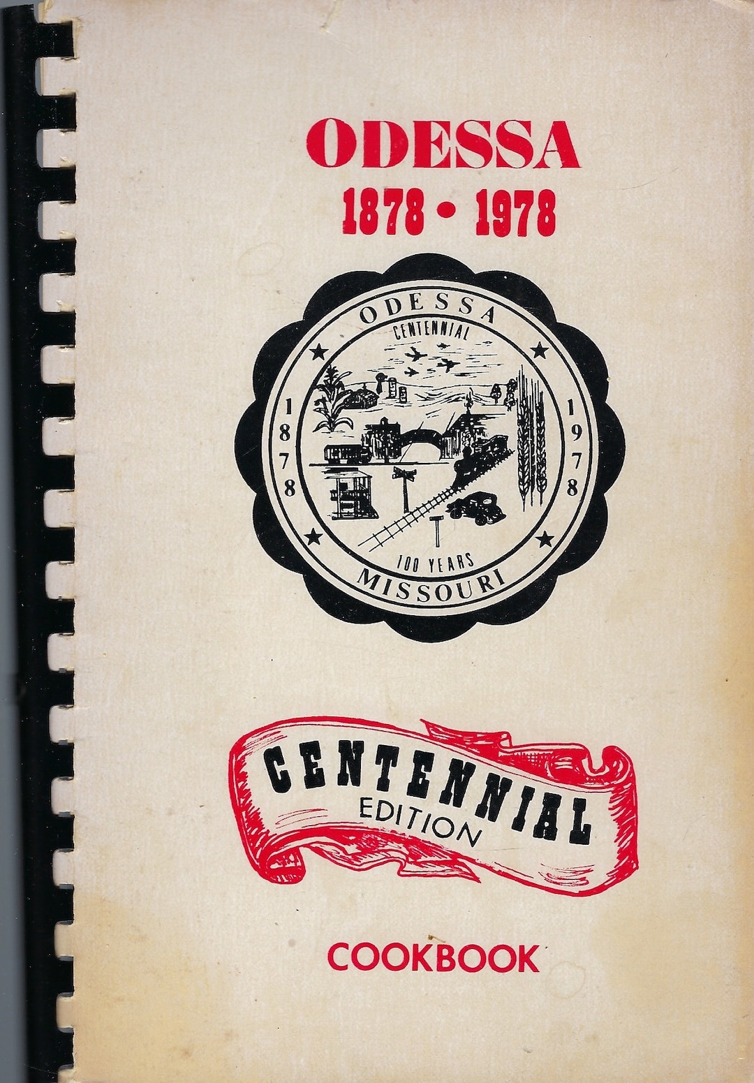 Odessa Missouri Vintage 1978 Centennial Edition Ethnic Cookbook MO