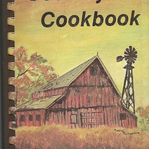 Intercourse Pennsylvania vintage 1984 Lioness Club Country Cookbook PA Community Favorites Samlarobjekt Memorabilia Keepsake Rare Cookbook