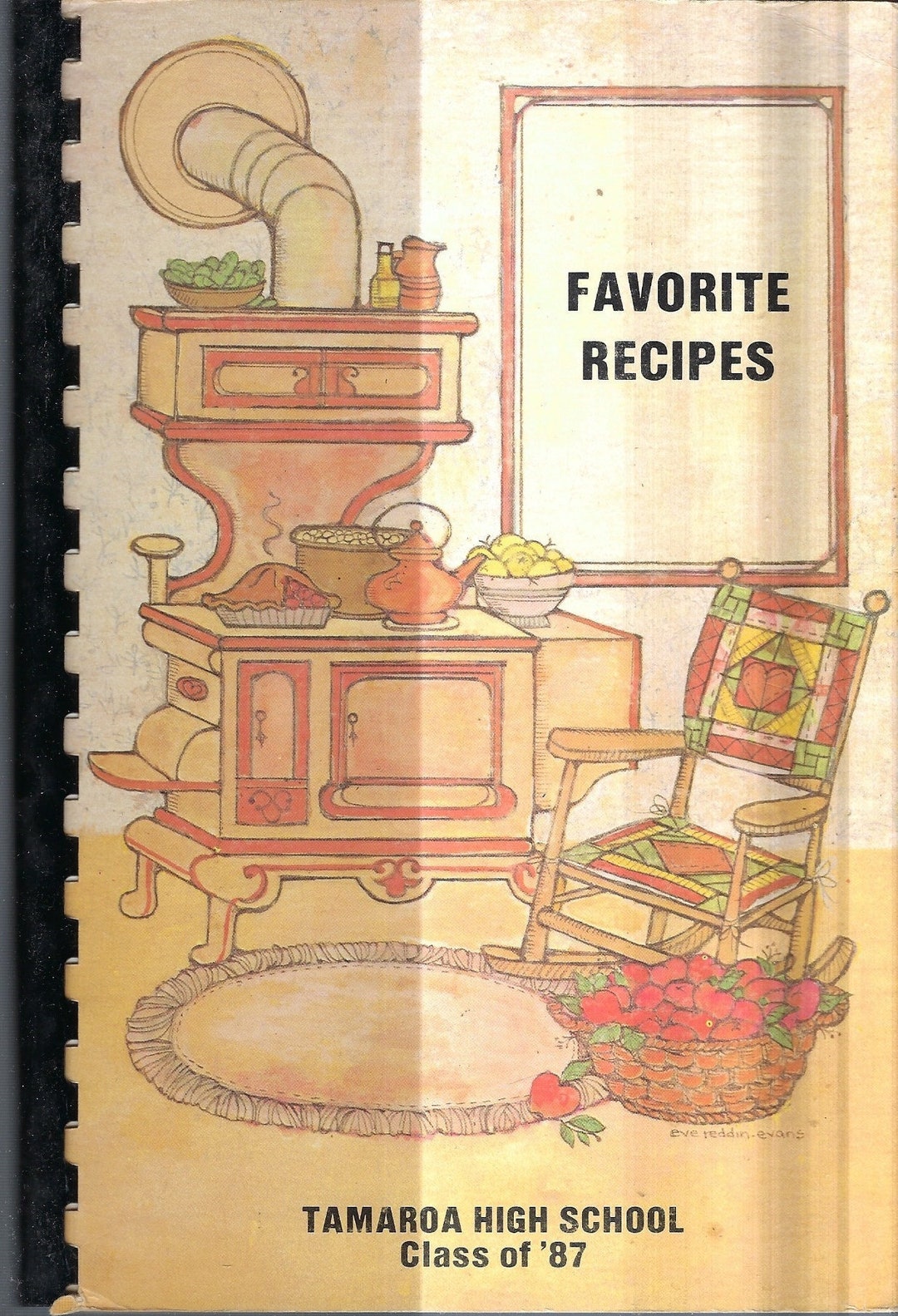 Tamaroa Illinois Vintage 1983 High School Favorite Recipes Cookbook IL Community Collectible
