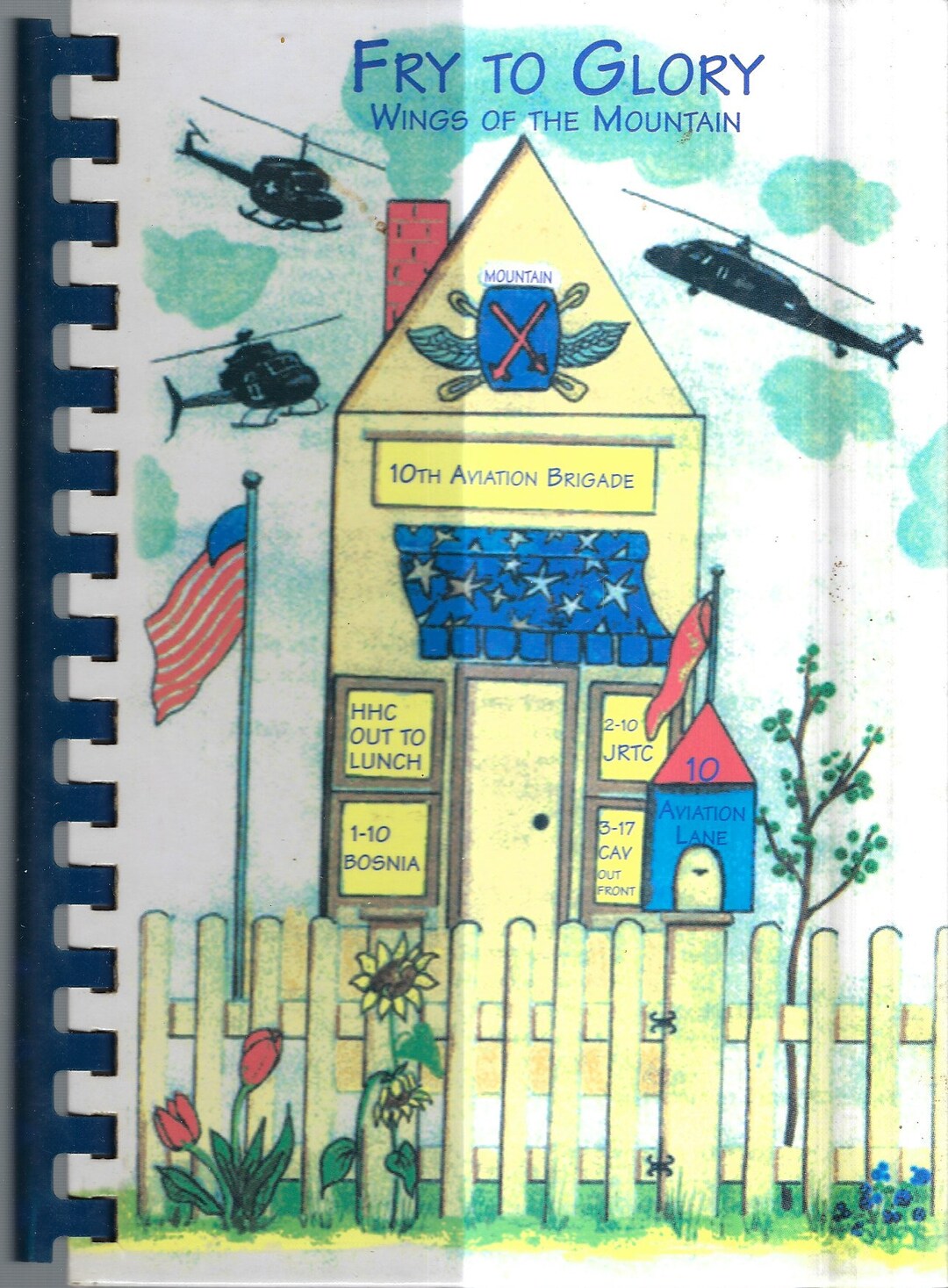 Fort Drum New York Vintage 2000 US Military 10th Aviation Brigade Fry