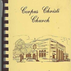 Cleveland Ohio vintage 1987 Corpus Christi Catholic Church Favorite Recipes Cookbook OH Community Collectible Memorabilia Rare Cook Book