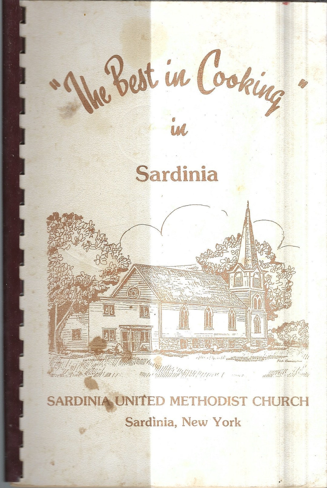 Sardinia New York Vintage 1988 United Methodist Church the Best in