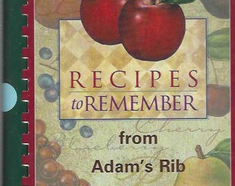 Recetas de costillas de Adán de la época de McDonough Georgia para recordar Libro de cocina Recetas favoritas de la comunidad de Georgia Objetos de colección Recuerdos Libro de cocina local poco común