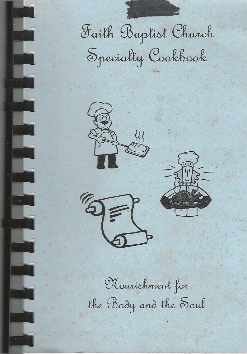 Kissimmee Florida Vintage Faith Baptist Church Specialty Cookbook FL ...