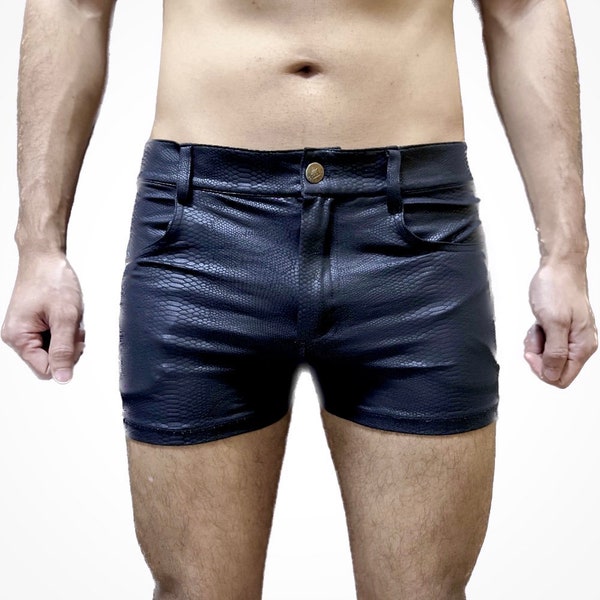Best Selling Black Stretch Booty Shorts for Men, Great for Parties and Music Festivals