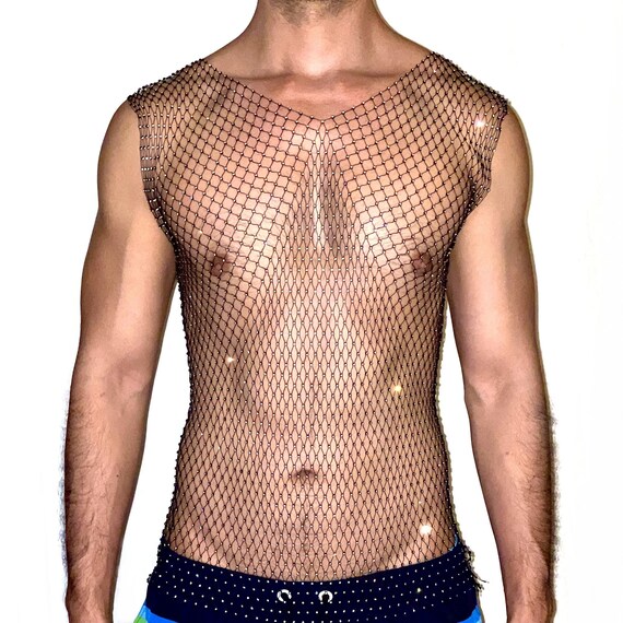 fishnet diamond top