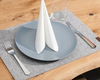 Felt placemat & table mat | Felt mat 100% wool felt | Felt underlay merino wool natural wool felt in various sizes