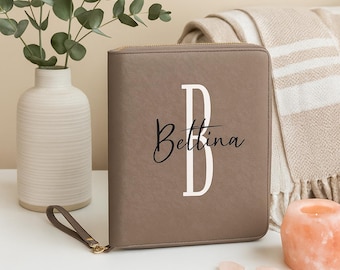 Personalized travel organizer with name & initial, case for on the go, gift idea for frequent travelers, organization in everyday life