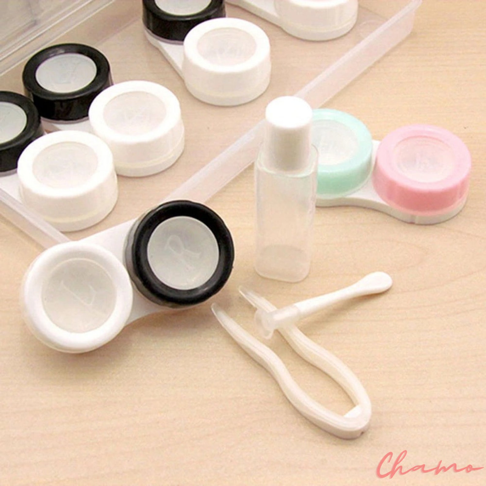 Lens box 6 Pairs Contact Lens Case Eye Contact Lens Box Women Etsy