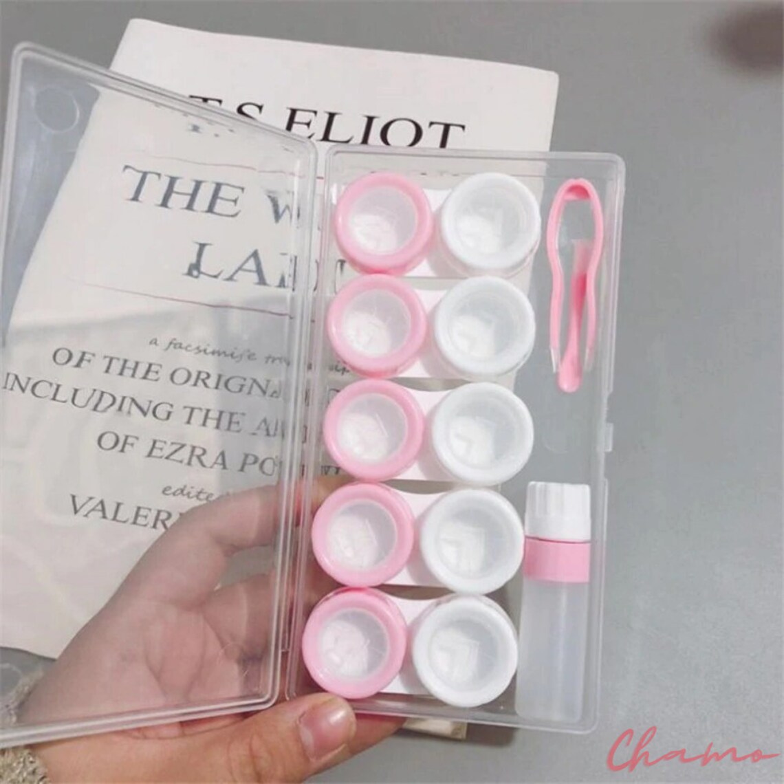 Lens box 6 Pairs Contact Lens Case Eye Contact Lens Box Women Etsy
